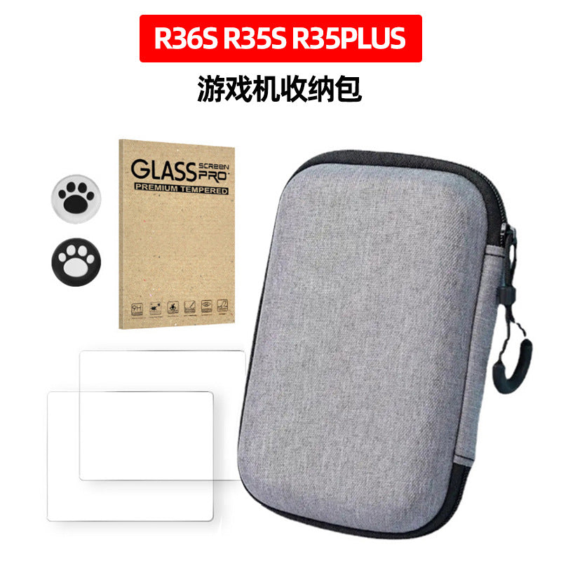 Portable Game Console Bag &  Screen Protectors Tempered Glass Film