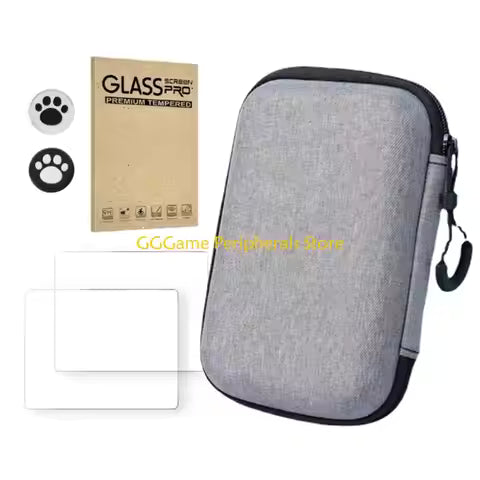 Portable Console Bag & Screen Protectors Tempered Glass Film