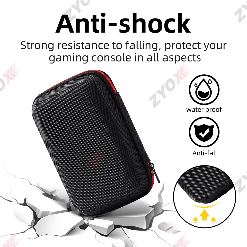 Glass+Bag for R36S/R35S Screen Protector Tempered Glass Film & Portable Storage Case R36S Console Protector Accessories Set