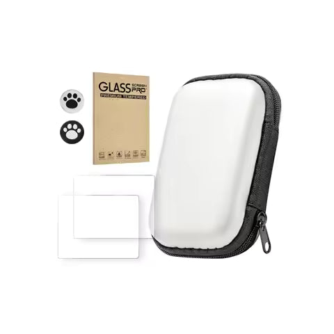 Portable Game Console Bag & Screen Protectors Tempered Glass Film